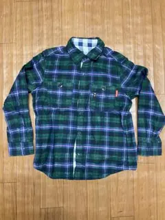 ミキハウス チェック柄 長袖シャツ 110cm