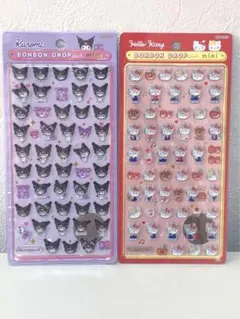 【正規品】サンリオ ハローキティ クロミ ボンボンドロップシール ミニ