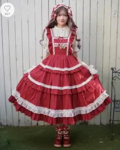 Chalmiere マイスウィートピアノ ジャンスカ エプロン 頭物 セット