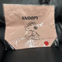 ☆新品未開封☆ SNOOPY スヌーピー　ビックトートバッグ エコバッグ ピンク