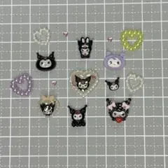 キティ ネイルパーツ ネイル　サンリオ　パーツ　デコ　クロミ