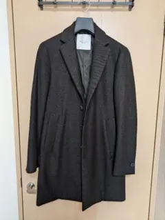 EDIFICE ブラウン チェスターコート