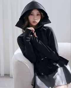 新品】 【LUMISHADE】ジップパーカー／UVカット・ウォッシャブル