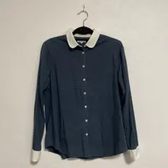 earth music&ecology 長袖シャツ グリーンM