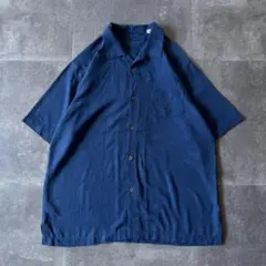 BANANA REPUBLIC 00s 半袖 アイリッシュリネンシャツ 紺 M. - メルカリ