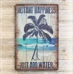 Just Add Water – 海が足りない日常に。海系ブリキ看板　新品未使用