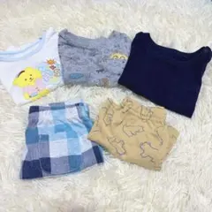 男の子　半袖Tシャツ ハーフパンツ　まとめ売り　 80㎝