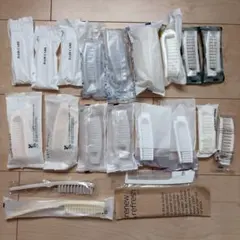 使い捨てヘアブラシ コーム　折りたたみ ホテル アメニティ 21個