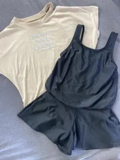 150cm トップスセット水着　ワンピース