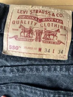 Levi's 550 ブラックW34 L34