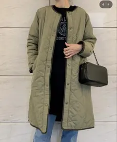 ★美品★アーバンリサーチ　リバーシブルボアキルティングコート　アウター