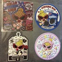 HYSTERIC MINI 防水転写シール ハーフカプラ　4枚セット
