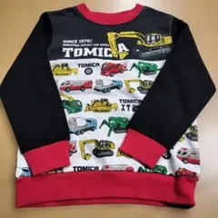 TOMICA ミニカー柄 トレーナー 裏起毛であったかい！