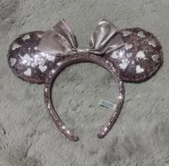 ディズニー ハート型スパンコールカチューシャ