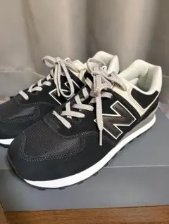 【値下げします！！】27.5㎝　箱有　 New Balance 574 ブラック