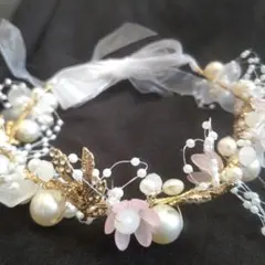 【未使用】髪飾り　花冠
