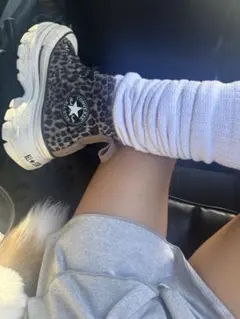 CONVERSE ALLSTARヒョウ柄スニーカー ハイカットスニーカー