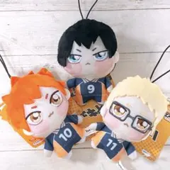 ハイキュー！！ちょぴぬいぷち① ぬいぐるみ マスコット 全3種セット