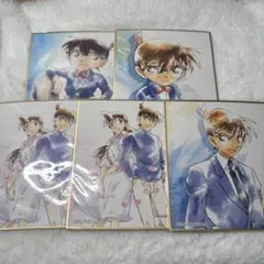 名探偵コナン コナン 工藤新一 毛利蘭 ミニ色紙