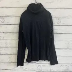 HUMAN WOMAN日本製 ドット タートルネック M ブラック✨レディース