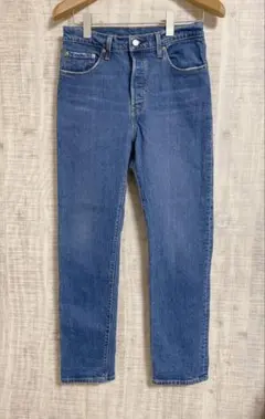 良品 Levi's 501 ストレートデニムパンツ ストレッチ　 W28