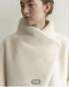 新品タグ付き　na.e Reversible Fur Coat_White