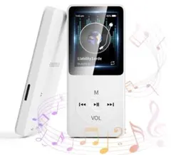 超軽量26g MP3 音楽プレイヤー 32GB内蔵 128GB拡張可能