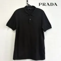 鑑定済　PRADA MENS ポロシャツ　無地　Sサイズ　プラダのサムネイル