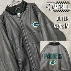 【入手困難☆EURO輸入90s】NFLグリーンベイパッカーズ 両面刺繍スタジャン