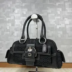 Vintage Coach Bag Satchel Signature