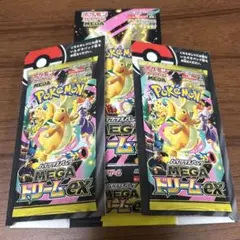 ポケモン MEGA ドリームex 空箱 ぺりぺり付き　１箱