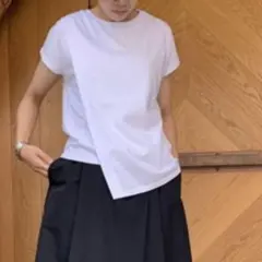 nagonstans ナゴンスタンス 半袖 ラップ Tシャツ ホワイトのサムネイル