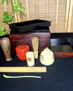 茶道具　茶箱一式　お稽古のサムネイル