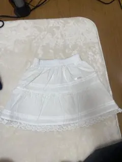 リボンレースフリルミニスカート