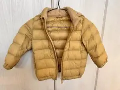 【90 ユニクロ】イエロージャンパー 取り外しフード付き