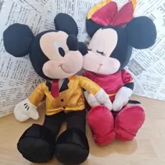 ディズニー　ミッキー&ミニー　セレブリティフォト　ペアぬいぐるみ　FuRyu