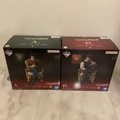 ジョジョ一番くじ　A賞ジョナサン B賞ジョセフ フィギュア2点セット