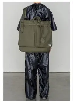 【BNUU】OLIVE LARGE PORTER HYKE helmet bag