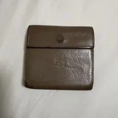 IL BISONTE 二つ折り財布 レザー ブラウン