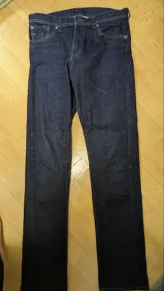 Johnbull ダークブルー ストレートデニム