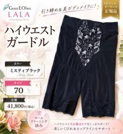 グラントイーワンズLaLaハイウエストガードル70 ミスティブラック補正下着人気のサムネイル