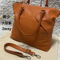 ザネラート ワシントン 2WAY トートバッグ シュリンクレザー ショルダーのサムネイル