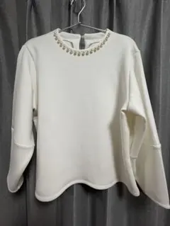 パール付カットソー　chocol raffine robe