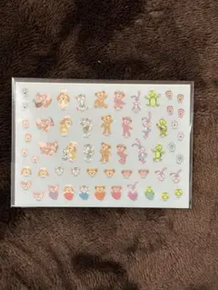 東京ディズニーシー　ダッフィー＆フレンズ　2026年カレンダー付属品シール