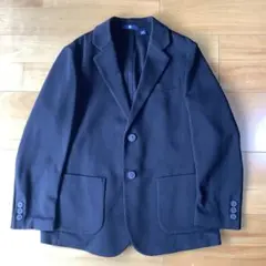 UNIQLO 黒 2つボタンジャケット 140