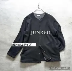 JUNRED ジュン　スナップカーディガン　スウェット　LLサイズ　大きいサイズのサムネイル