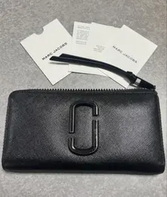 未使用級美品 MARC JACOBS スナップショット　長財布 DTM ブラック