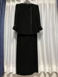 未使用　フォーマル　喪服　ブラック　アウター　スカート　セットアップ　東京イギン