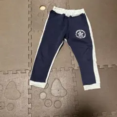 ネイビーとグレーの110サイズ長ズボン