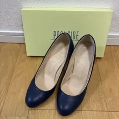 POOL SIDE パンプス ネイビー 23.5cm 雨の日OKのサムネイル